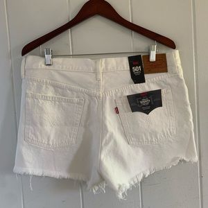 Levi’s 501 mid rise Jean shorts